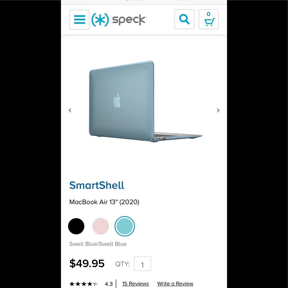 Speck MacBook Air 13” Smartshell hard case